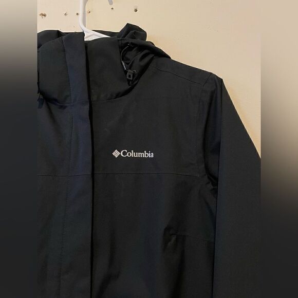 Columbia Women's Long Valley Interchange Omni Tech Waterproof Jacket - Picture 7 of 15